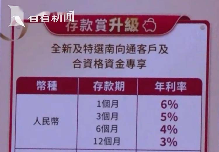 “跨境理财通”推出多款高利率存款产品引关注