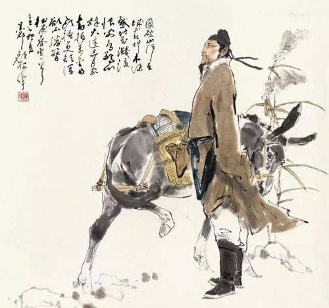 杜甫：人皆视我白发愁容，尚知我年少与情深，破屋笑听雨？