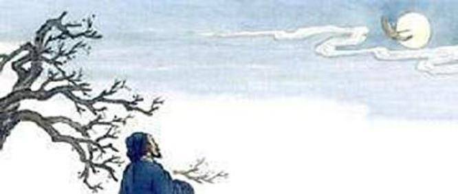 杜甫：人皆视我白发愁容，尚知我年少与情深，破屋笑听雨？