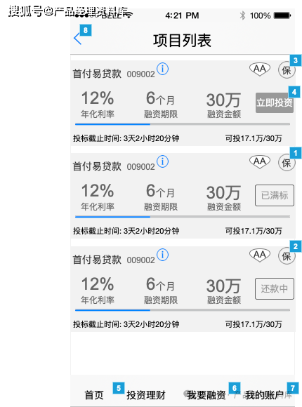妈妈资本投资理财APP产品Axure RP原型.rp